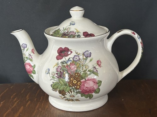 Vintage windsor teapot floral - teapot,