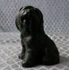 Old English Sheepdog Figurine. 'Dulux' Dog. Handcrafted from Welsh Slate