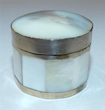 Mother Of Pearl Pill Box