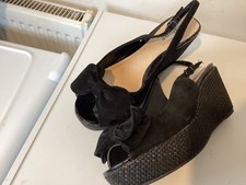 Dune Suede Sling Back Heels