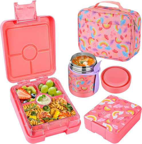 Bento lunch box set with - box, 10oz