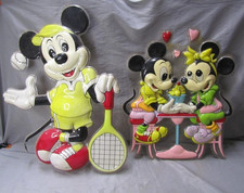 Two Large Plastic Mickey