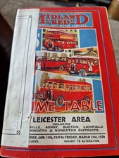 Midland Red Timetable From 1939