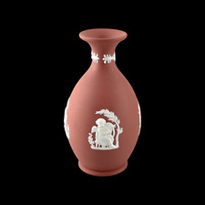 Rare WEDGWOOD Jasperware Handcrafted Terracotta Vase '58