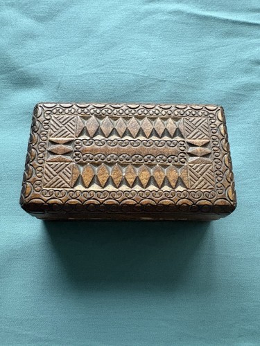 Vintage hand carved - carved, wooden