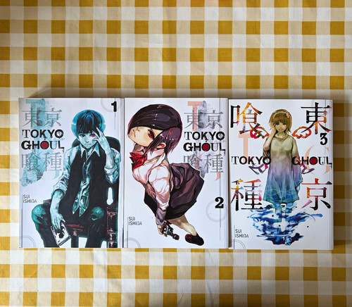 Tokyo ghoul vol manga set - vol, 1-3