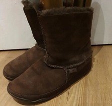 Fitflop Mukluk brown suede