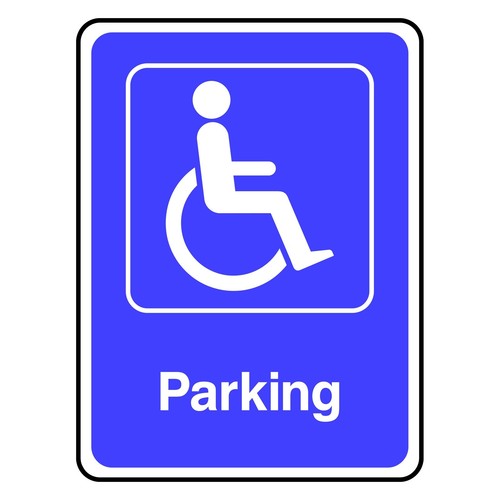 Disabled parking sign - parking, or