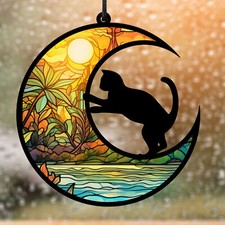 Cat Suncatcher Stained Glass