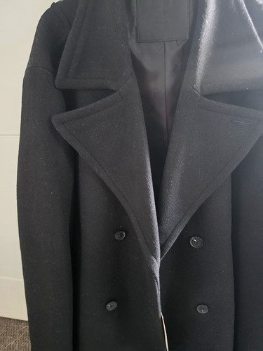River island black wool blend - river,