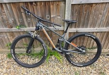 Norco Fluid FS3 2020 29 inch 18 inch frame wheels grey and orange lightly used