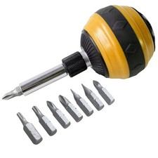 Ratchet Screwdriver Ball Grip