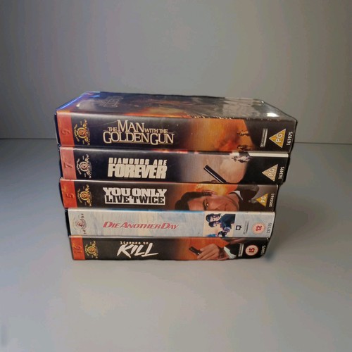 James bond 007 vhs - bond, tapes