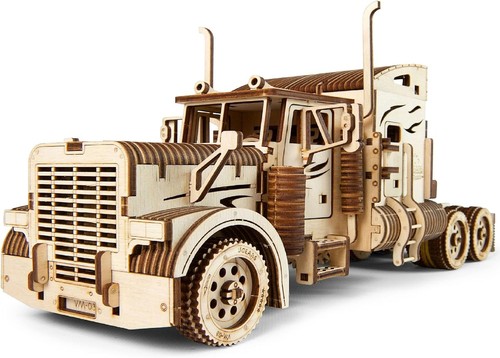 Wooden truck puzzle - 3d,