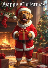 DOGUE DE BORDEAUX CHRISTMAS
