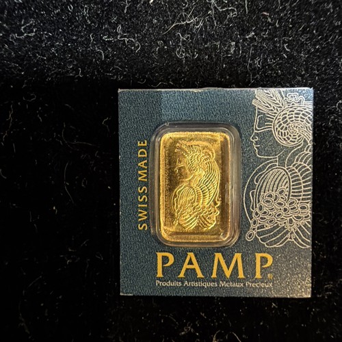 24ct gold lady fortuna pamp - 1g,