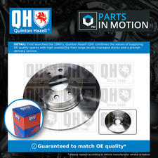 2x Brake Discs Pair Solid Rear