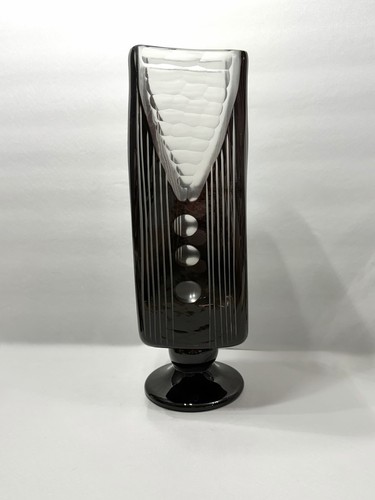 Hand blown black cut - hand,