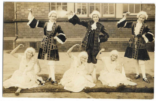 Postcard girls in - postcard,
