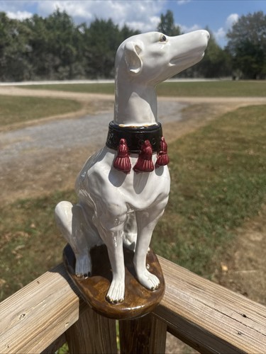 Vtg style ceramic - ceramic, whippet