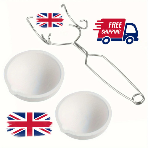 Ceramic crucible melting dish - crucible,