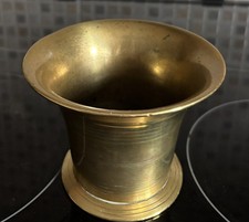 Mortar heavy brass bowl - brass,