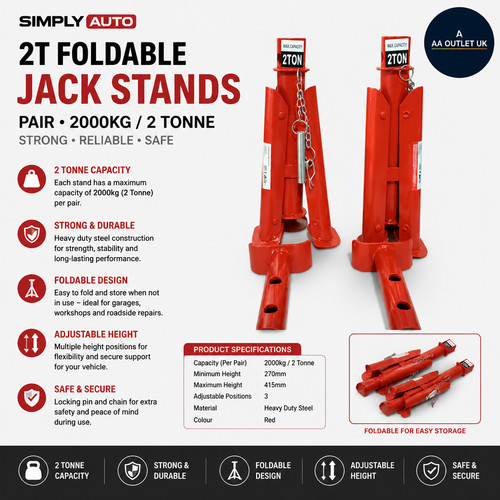 Simply auto foldable jack - 2t,