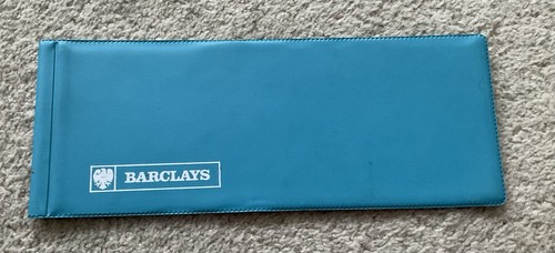 Barclays bank cheque book - barclays,