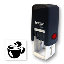 Traxx 9021 Loyalty Card Self Inking Rubber Stamp Cafe *A Black Cup of Coffee De