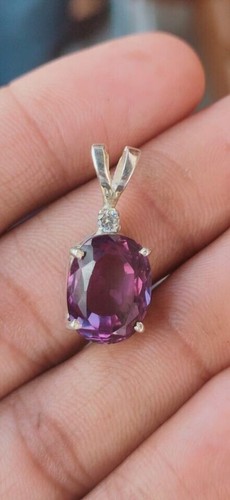 Alexandrite pendant oval - ct,