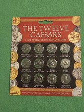 The Twelve Caesars First Rulers of the Roman Empire 12 x Reproduction Coins