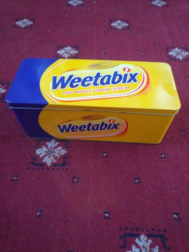 Weetabix vintage metal - vintage, tin