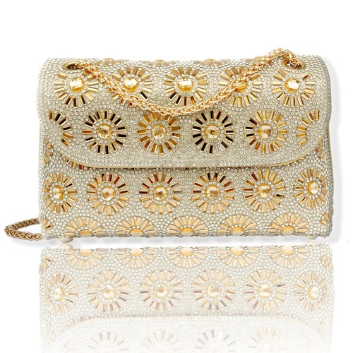 Sparkly rhinestones clutch - sparkly,