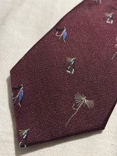 TM Lewin Burgundy Fishhook