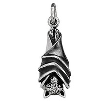 Sterling Silver Hanging Bat