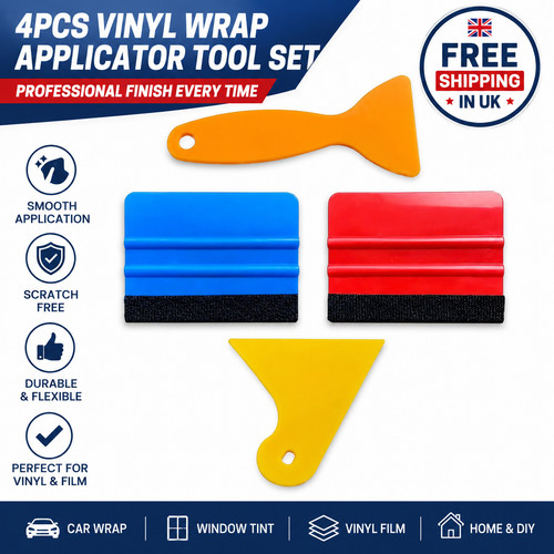 4pcs felt edge squeegee - felt,