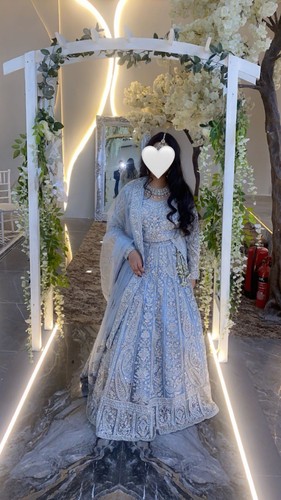 Women lehenga sky - sky, blue