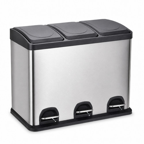 45l pedal bin - 45l, stainless