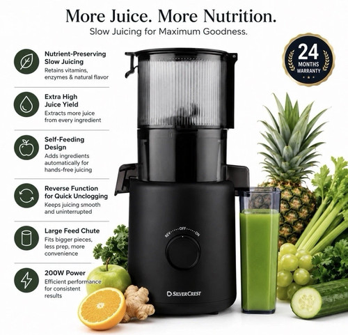 Electric slow juicer cold - electric,