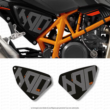 Decals kit side panels under seat for KTM Duke 690 2012-2020