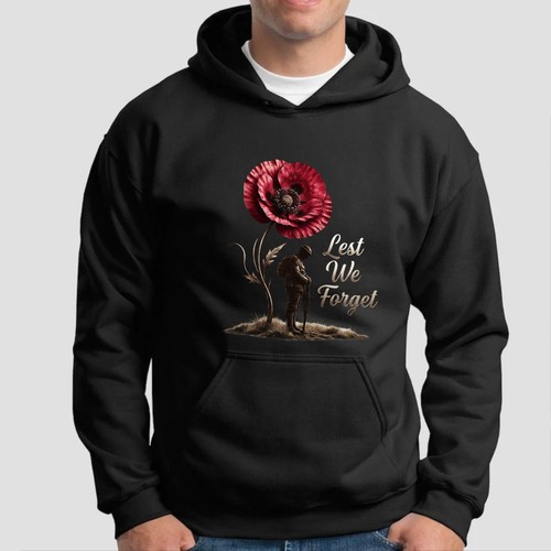 Lest forget poppy - we, hoodie