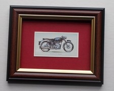 MOTOR CYCLE IMAGE FRAMED -