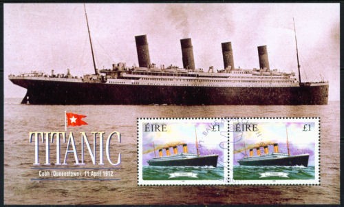 Eire 1999 titanic miniature - eire,
