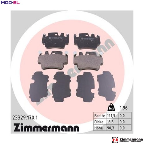 Brake pad set disc - pad,