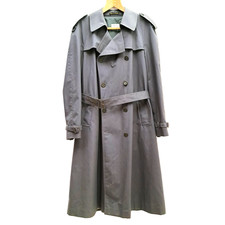 Vintage Meritina Grey/Blue Overcoat Mackintosh Made in Britain Shower Resistant