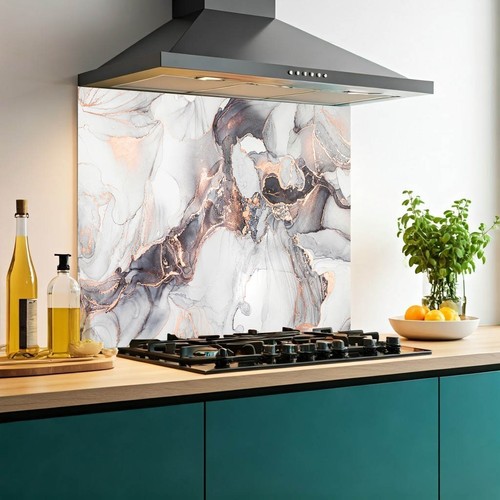 Printed glass kitchen - printed,