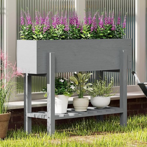 Raised garden planter bed - garden,