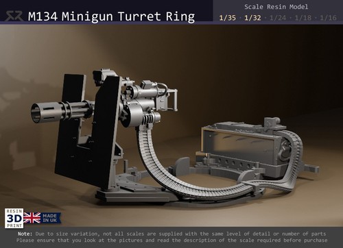 M134 minigun turret - m134, 46"