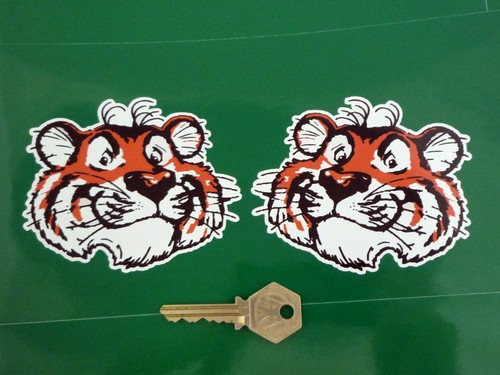 Esso tigers head - head, 4"