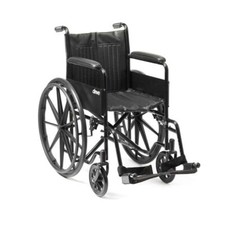 BRAND NEW - Drive S1 Steel Self Propelled Wheelchair with Mag Wheels - Black
